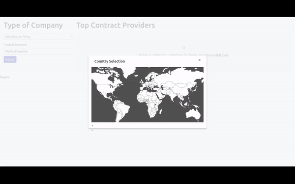 Animation of the use of the Contract Fit tool