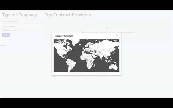 Animatie van gebruik van de Contract Fit tool