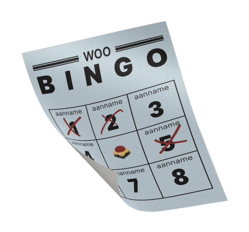 Woo-bingo kaart