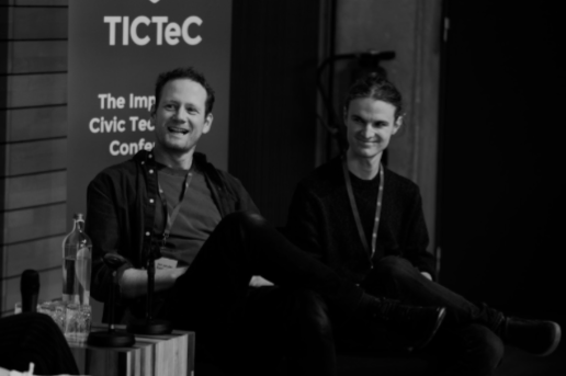 Foto van collega Jan en Quinten op Tictec 2025