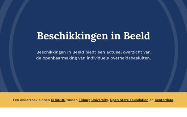 Screenshot van beschikkingeninbeeld.nl